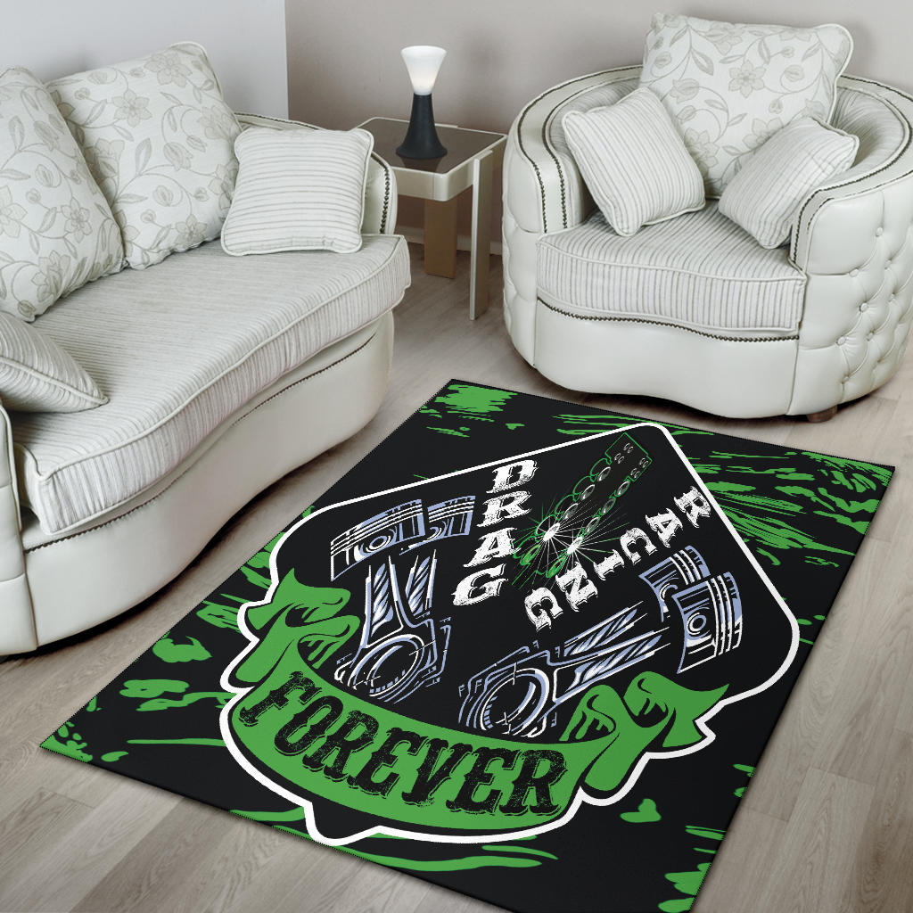 Drag Racing Forever Rug