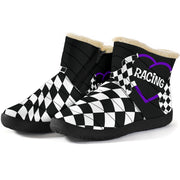 Racing Heart Cozy Winter Boots