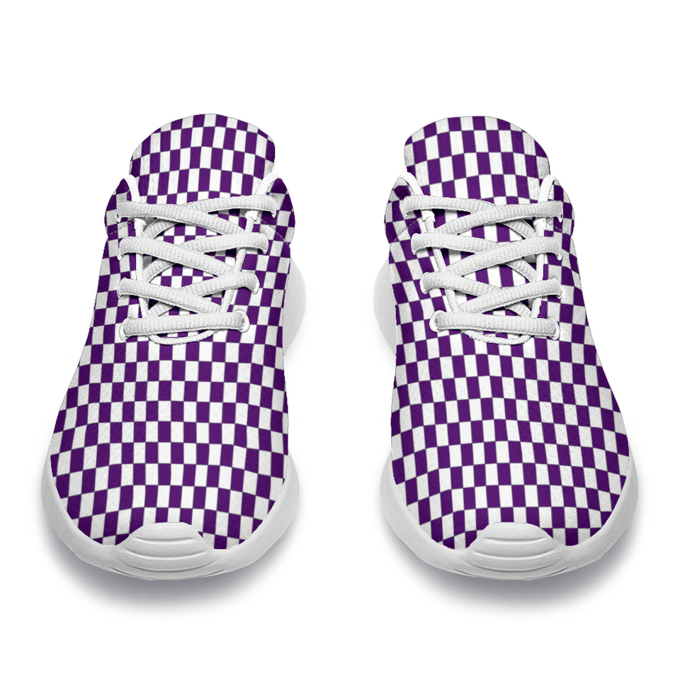 Racing Sneakers Checkered Flag Number 127 Yellow