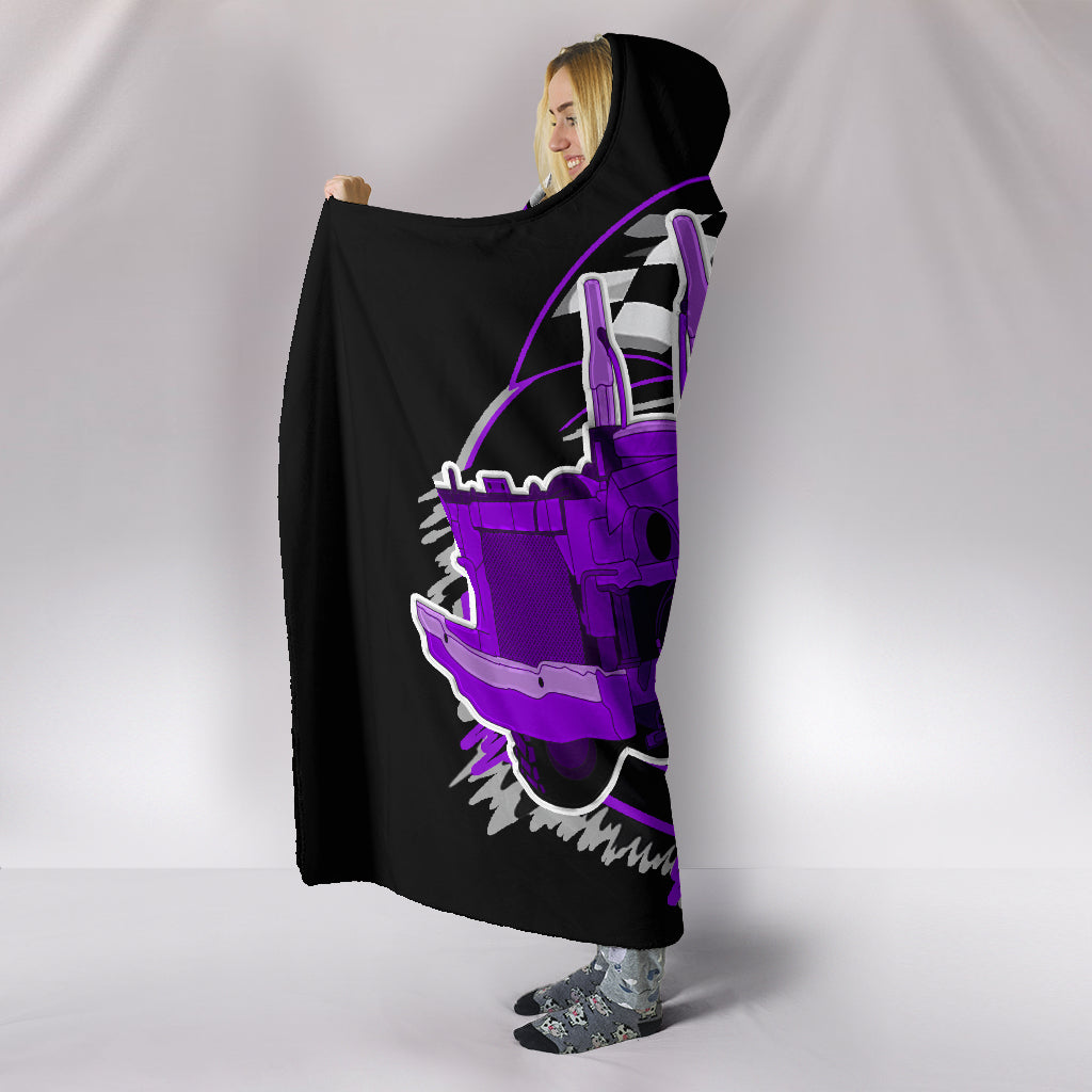 Demolition Derby Hooded Blanket 