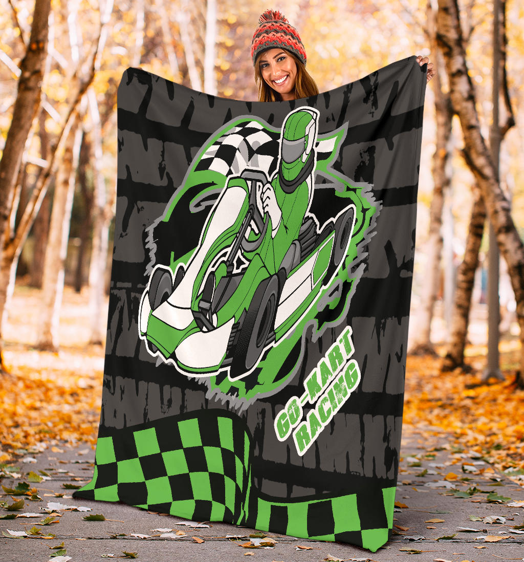 Go-Kart Racing Blanket