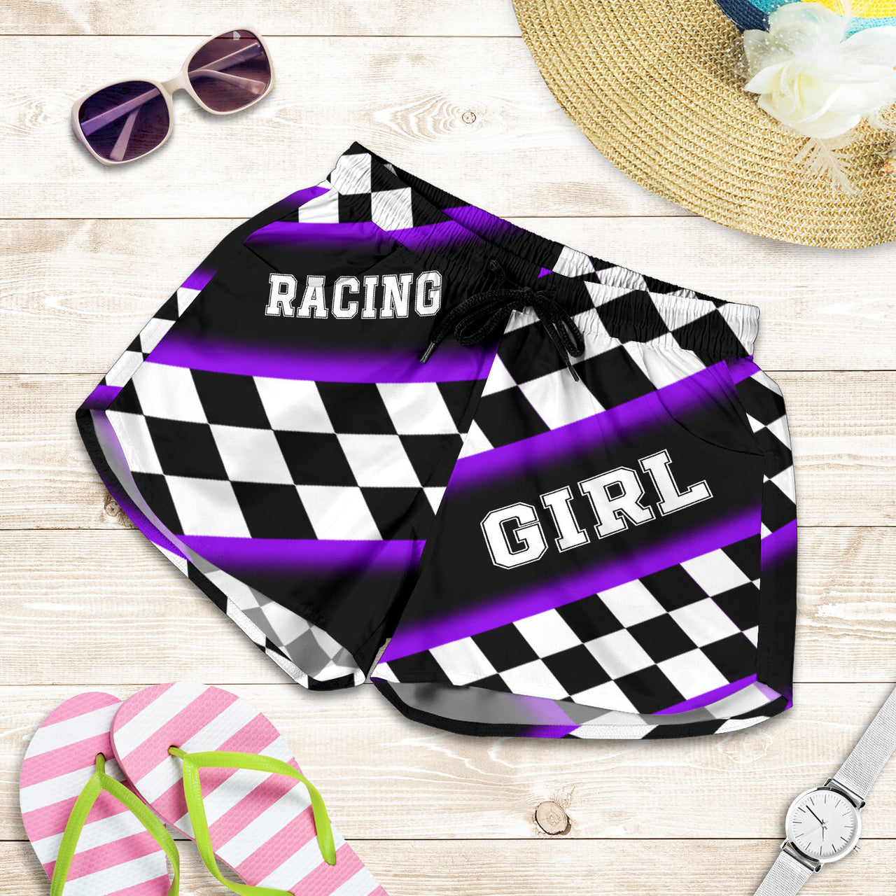 Racing girl shorts
