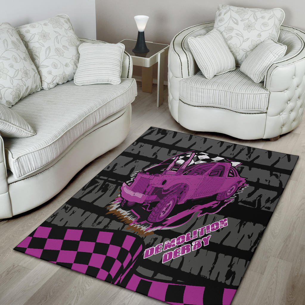 Demolition Derby Rug