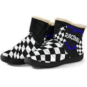 Racing Heart Cozy Winter Boots