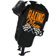 Racing Mom Checkered Trapper Hat 