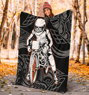 Motorcycle Skull Blanket