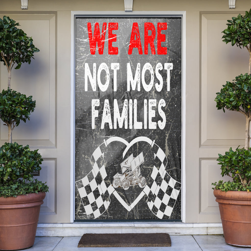 We Are Not Most Families Sprint Car Door Sock