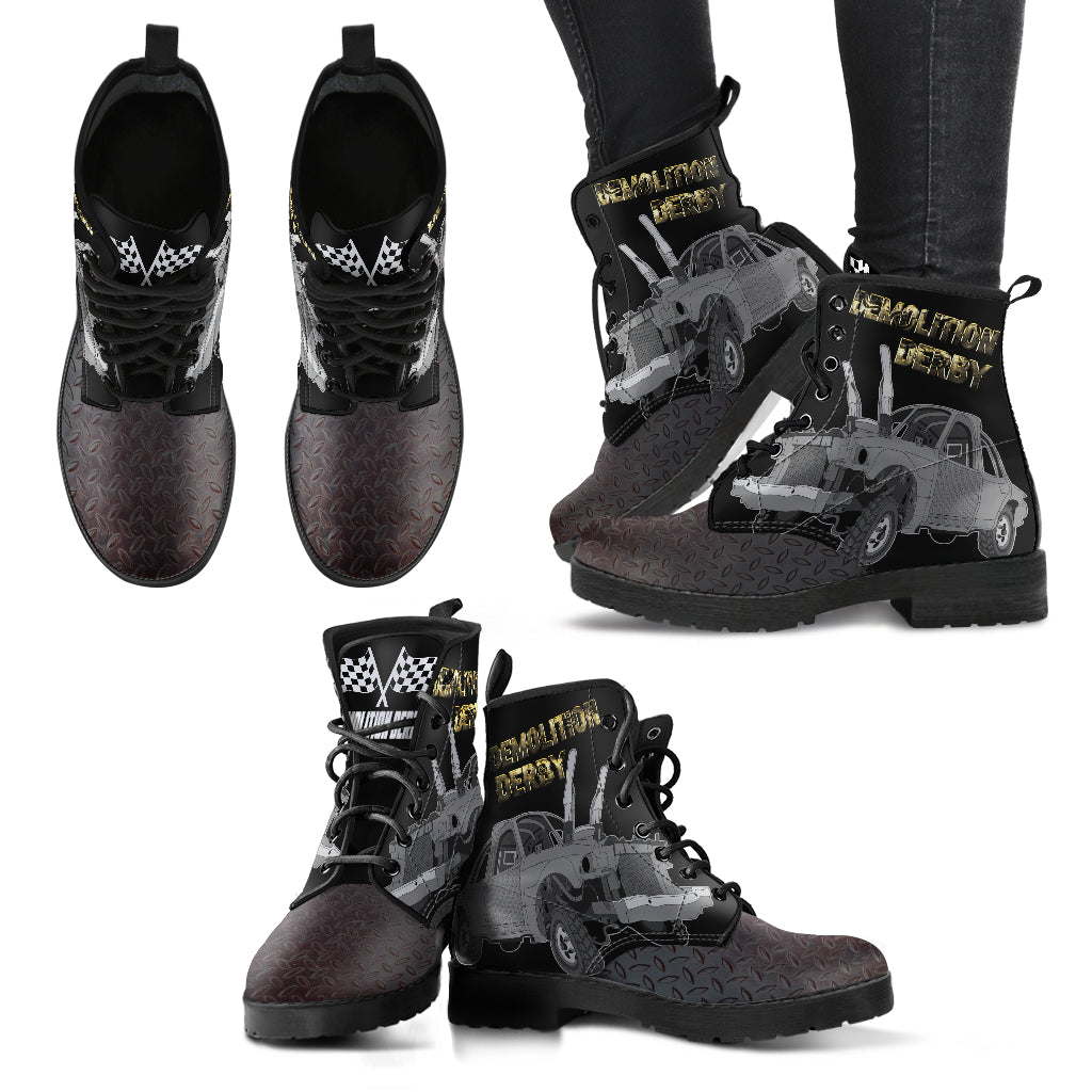 Demolition Derby Boots