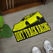 Custom shaped sprint car door mat