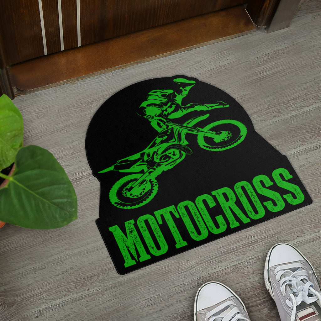 Custom Shaped Motocross Door Mat