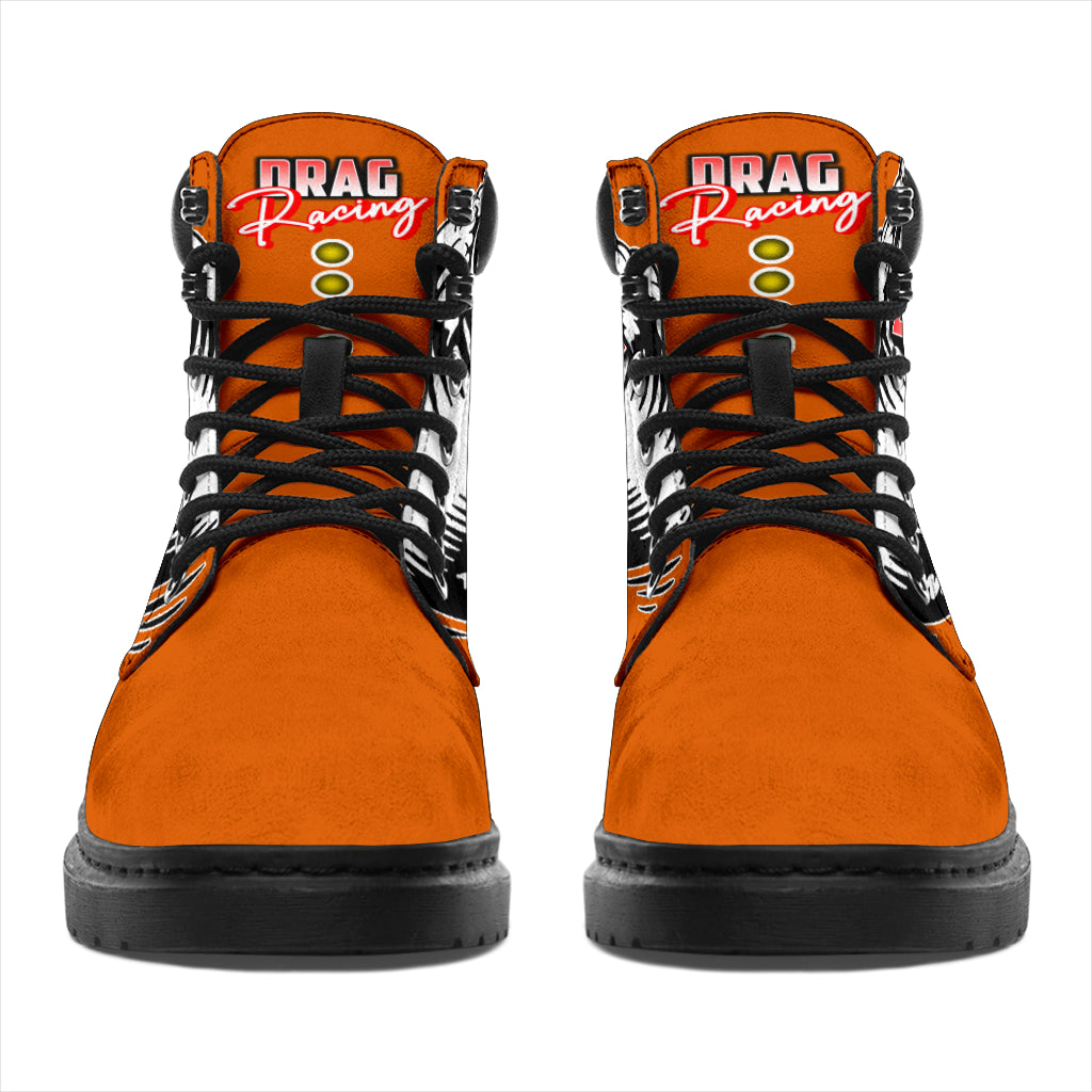 Drag Racing All-Season Boots orange