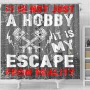 It Is More Than Just A Hobby Drag Racing Shower Curtain