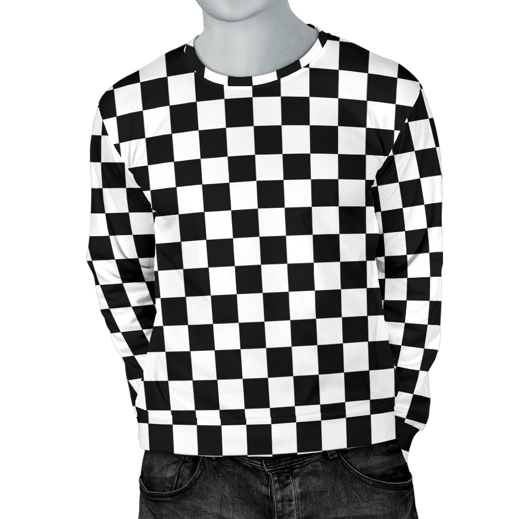 Racing Checkered Flag Men's Sweater
