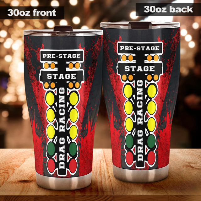 Drag Racer's Prayer Tumbler Purple