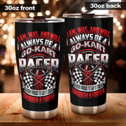 go kart racing tumbler