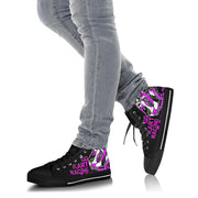 Go-kart racing high top shoes