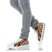 Racing High Top Shoes orange