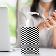 Racing Checkered Sanitizer Bottle