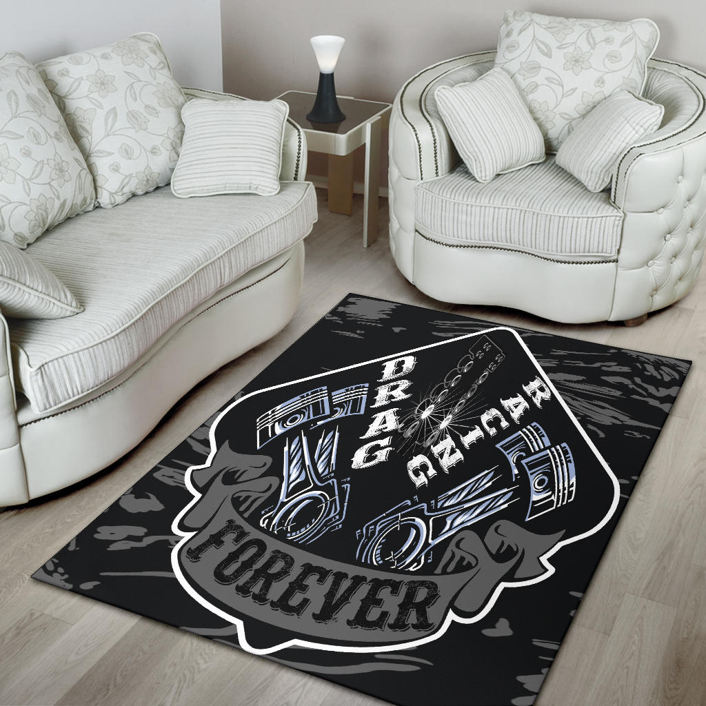 Drag Racing Forever Rug