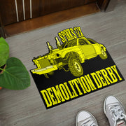 Custom Shaped Demolition Derby Door Mat