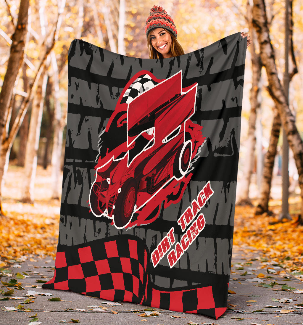 Sprint Car Racing Blanket