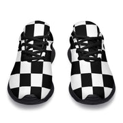 Custom Racing Sneakers Checkered Flag
