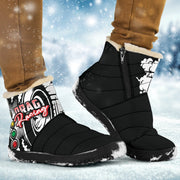 Drag Racing Cozy Winter Boots