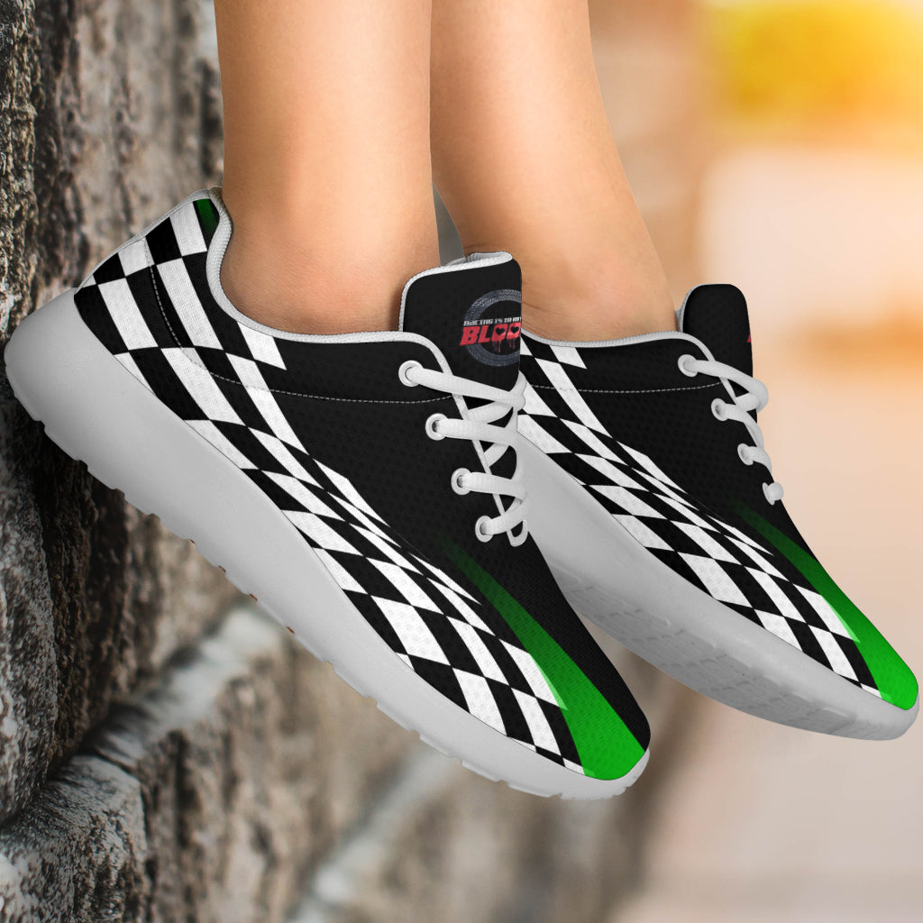 Racing Sneakers Checkered Flag