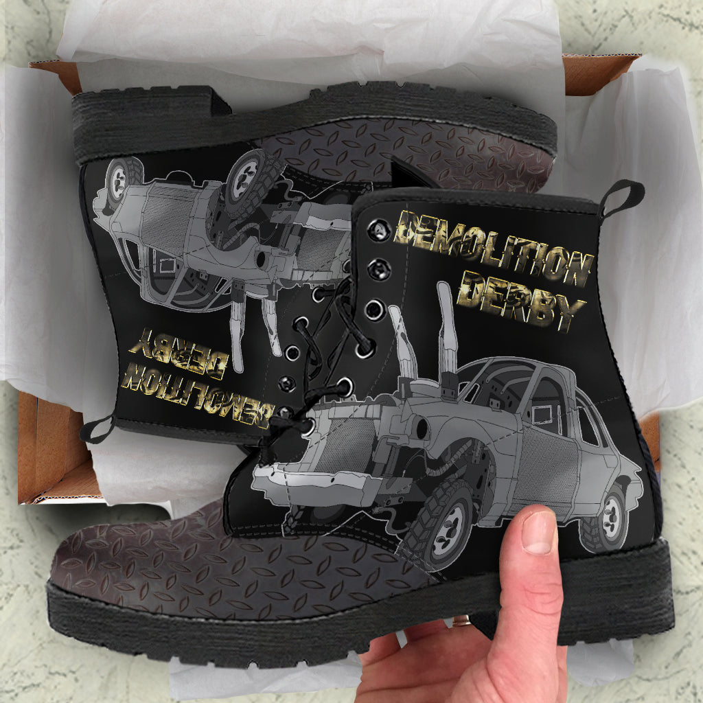 Demolition Derby Boots