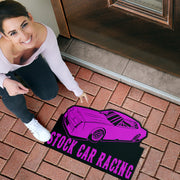 Custom shaped street stock Door mat