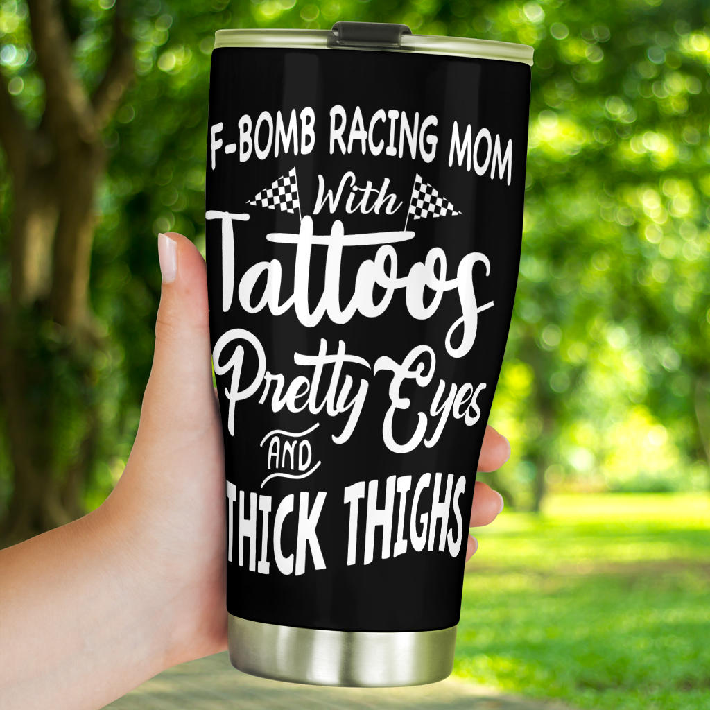 racing mom tumbler