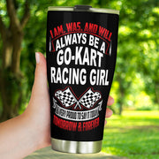 go kart racing tumbler