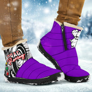 Drag Racing Cozy Winter Boots 
