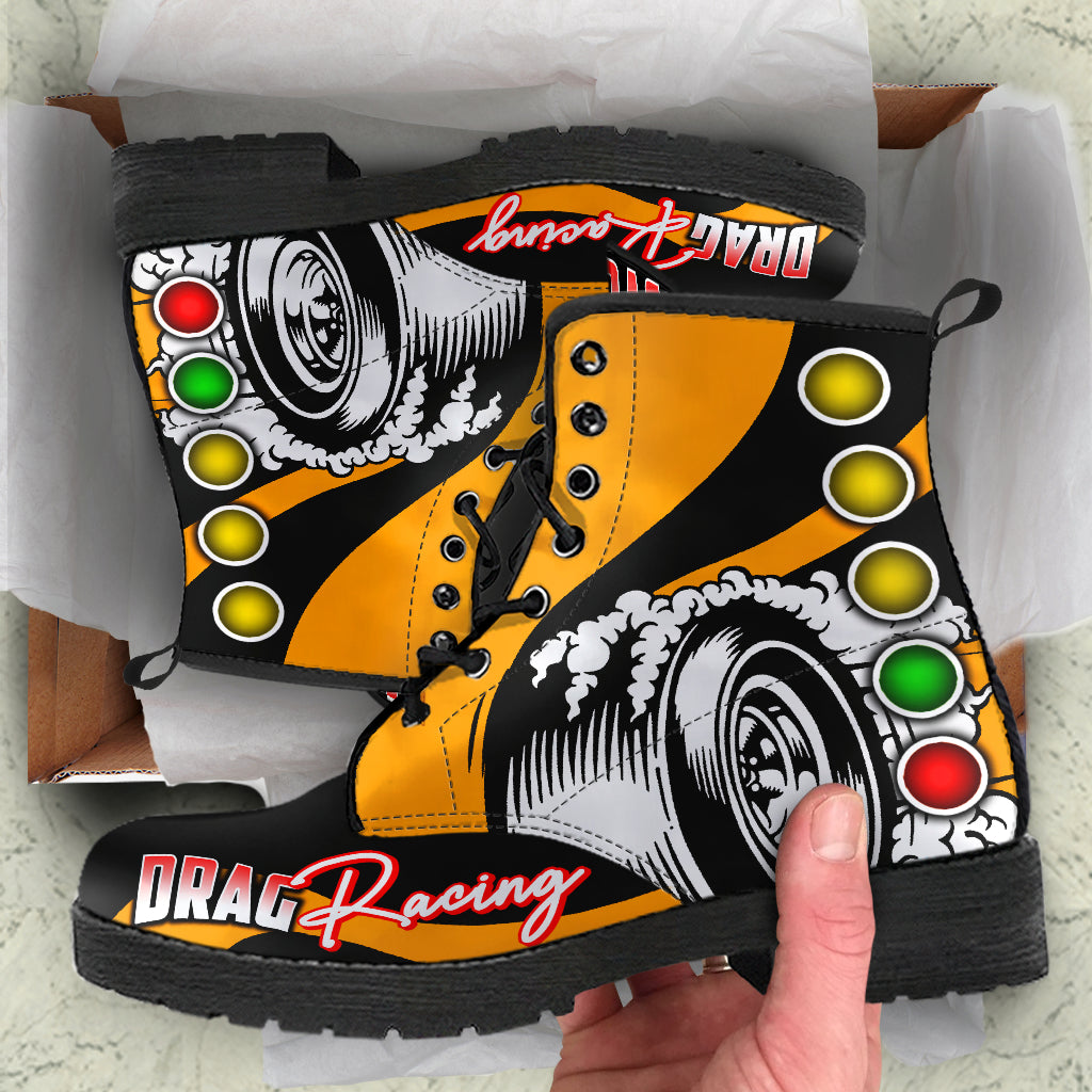 Drag Racing Boots orange