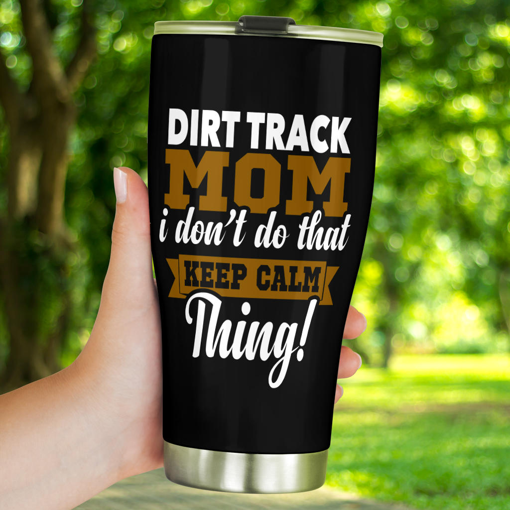 Dirt Track Mom tumbler