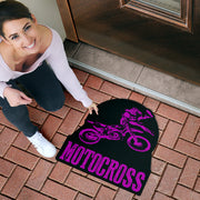 Custom Shaped Motocross Door Mat