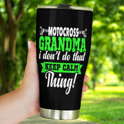 motocross grandma tumbler