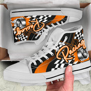 Racing High Top Shoes orange