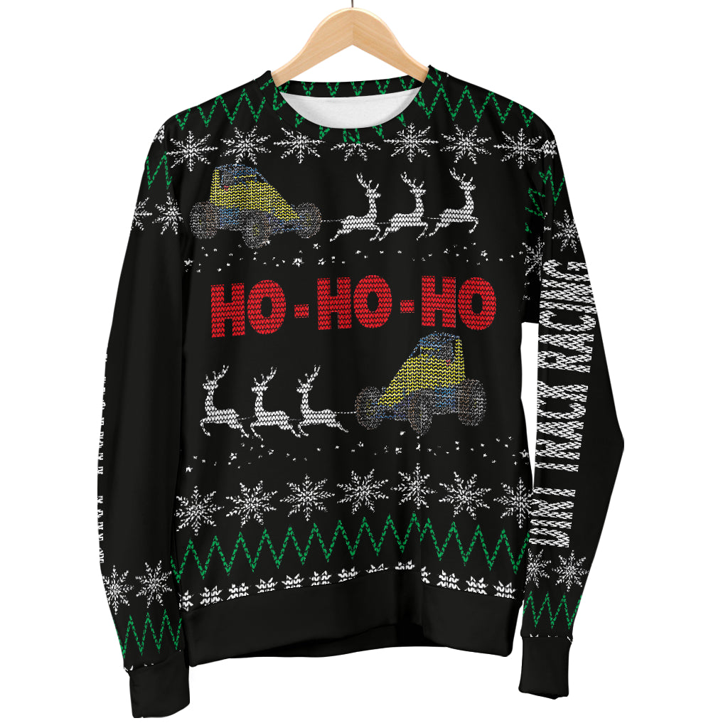 Sprint car non-wing women's ugly sweater