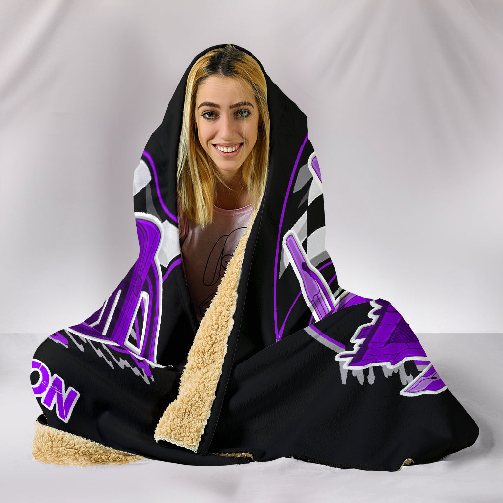 Demolition Derby Hooded Blanket