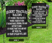 Dirt Track Racing Flag