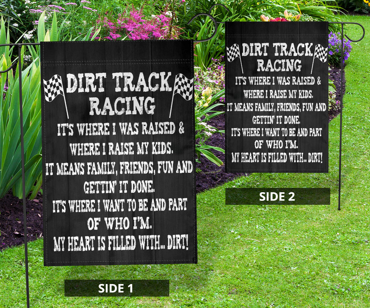 Dirt Track Racing Flag