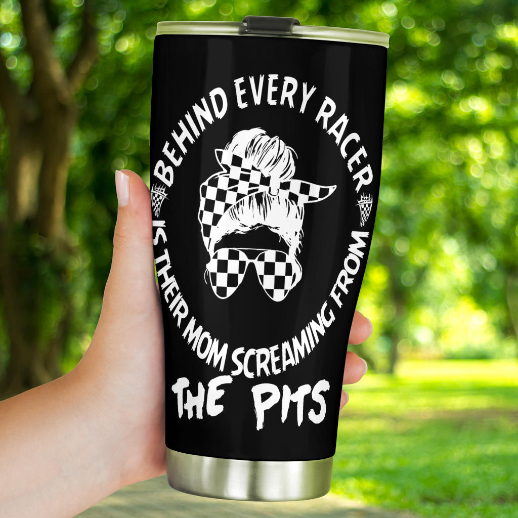 racing mom tumbler