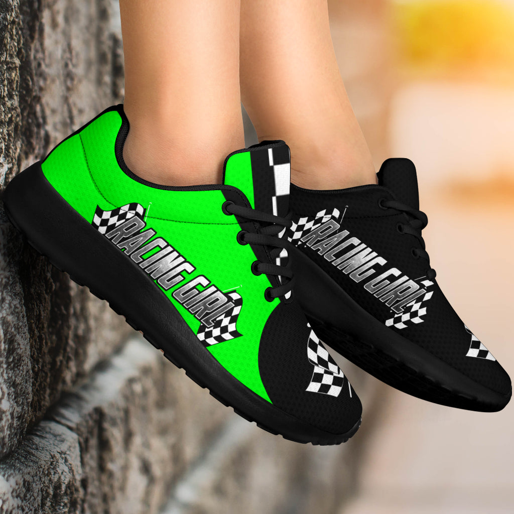 Racing Wife Heartbeat Running Sneakers