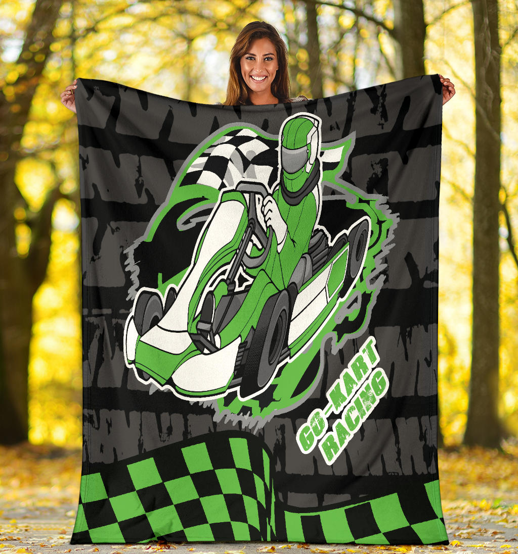Go-Kart Racing Blanket