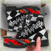 Racing Wife Heartbeat Boots