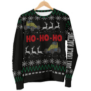 Sprint car non-wing men's ugly sweater