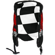 Racing Mom Checkered Trapper Hat 