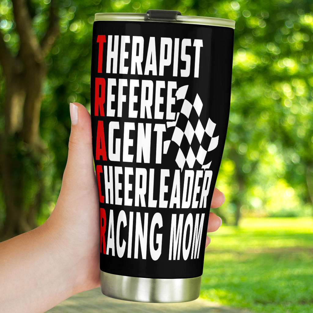 racing Mom tumbler