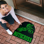 Custom Shaped Motocross Door Mat